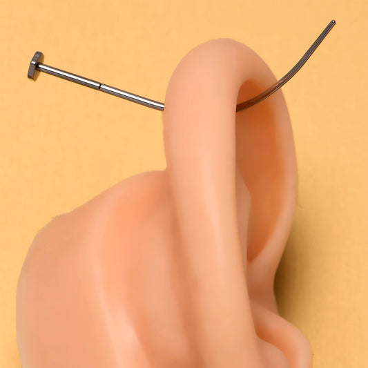 Stainless Steel Curved Insertion Tool, Threadless Insertion Pin Taper - Renee Lane Company