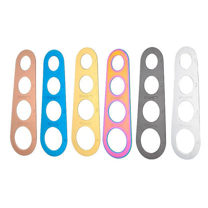Stainless Steel Spaghetti Measurer Pasta Noodle Measure Cook Kitchen Cake Ruler Tapeline Free Measuring Tool - Renee Lane Company