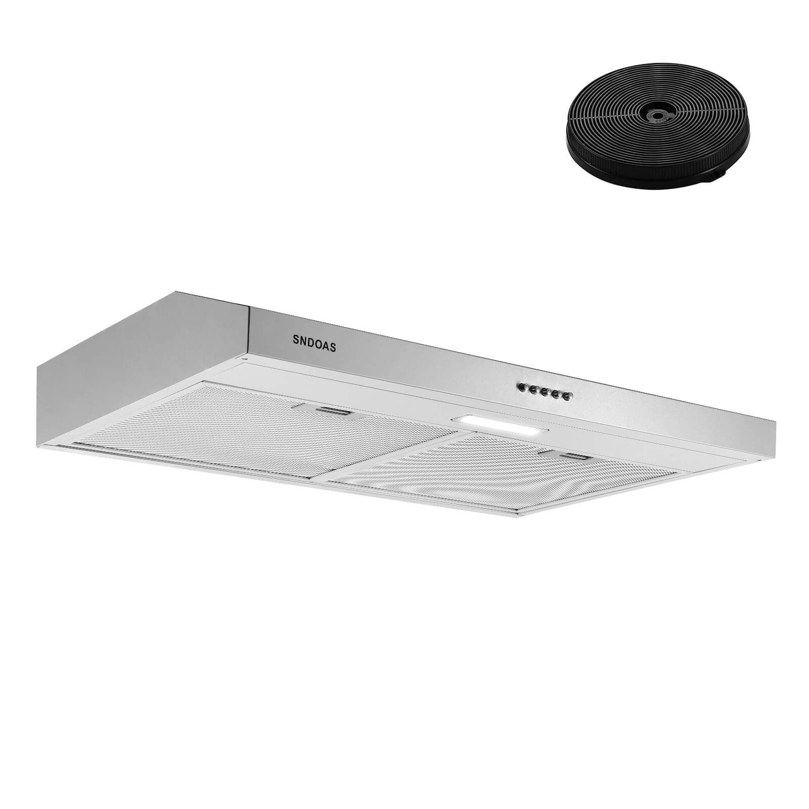 Stainless Steel Under Cabinet Range Hood Vent Cooking 230 CFM Kitchen 3 Speed cooker hood - Renee Lane Company