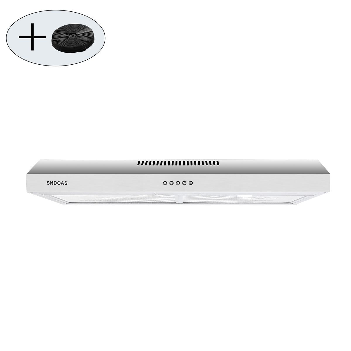 Stainless Steel Under Cabinet Range Hood Vent Cooking 230 CFM Kitchen 3 Speed cooker hood - Renee Lane Company