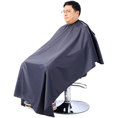 Stainless steel frame,Fashion style Hair Salon Chair Styling Heavy Duty Hydraulic Pump Barber Chair Beauty Shampoo Barbering Chair for Hair Stylist Women Man,with Barber Cape (Black) - Renee Lane Company
