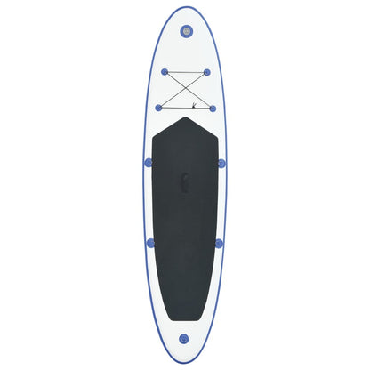 Stand Up Paddle Board Set SUP Surfboard Inflatable Blue and White - Renee Lane Company