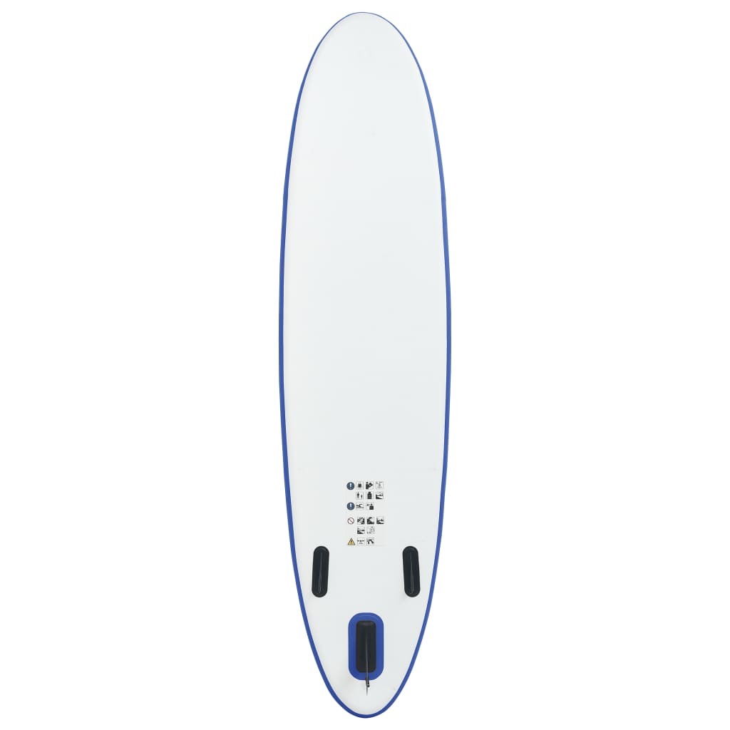 Stand Up Paddle Board Set SUP Surfboard Inflatable Blue and White - Renee Lane Company