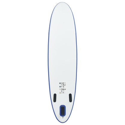 Stand Up Paddle Board Set SUP Surfboard Inflatable Blue and White - Renee Lane Company