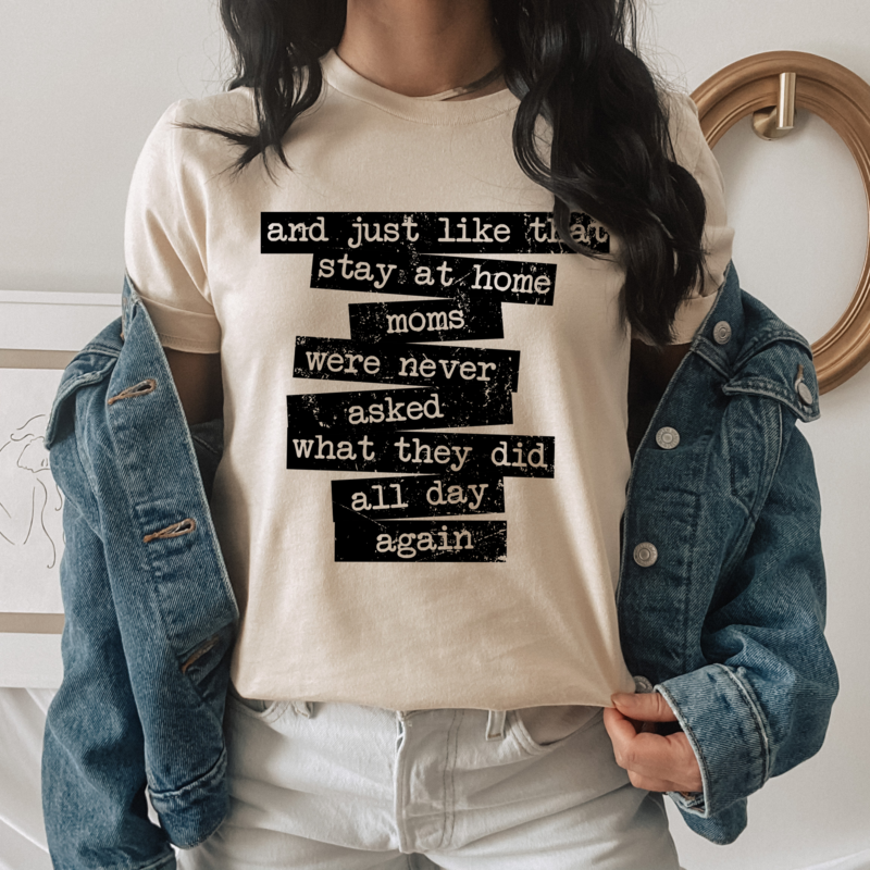 Stay At Home Mom T-Shirt - Renee Lane Company