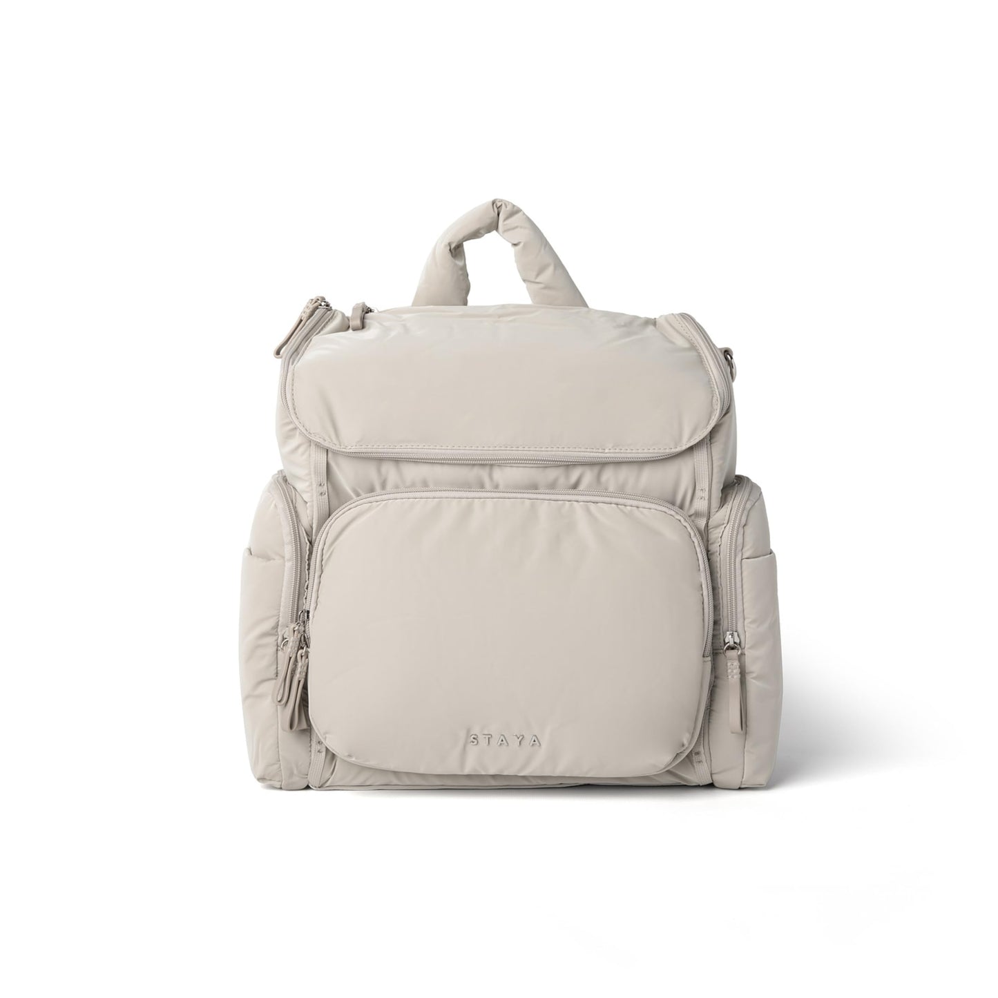 Staya Large Baby Diaper Bag Backpack for Boys and Girls (Dove Gray) - Renee Lane Company