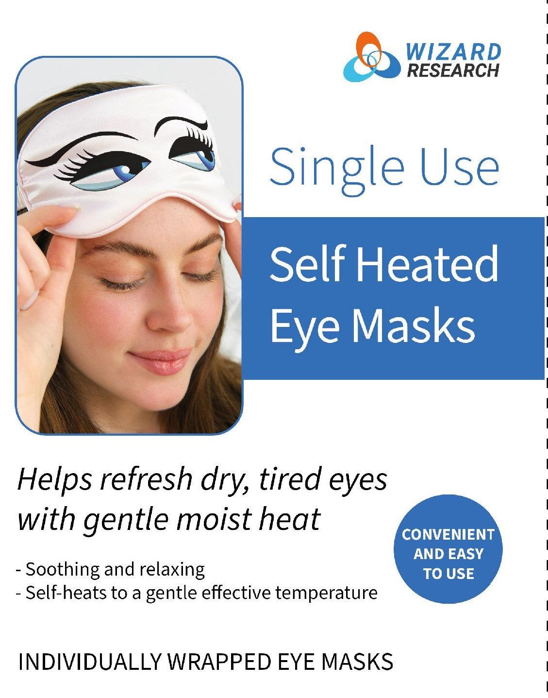 Steam Eye Masks Single Use - 10 Pack by Wizard Research - Renee Lane Company