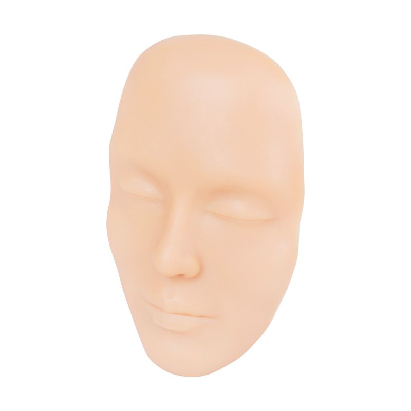 Stereoscopic Full Face Silicone Tattoo Practice Skin Microblading Mannequin Heads for Permanent Makeup Brows Nose Lips Eyes Line - Renee Lane Company