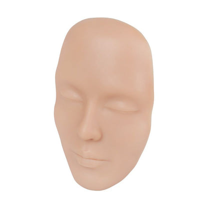 Stereoscopic Full Face Silicone Tattoo Practice Skin Microblading Mannequin Heads for Permanent Makeup Brows Nose Lips Eyes Line - Renee Lane Company