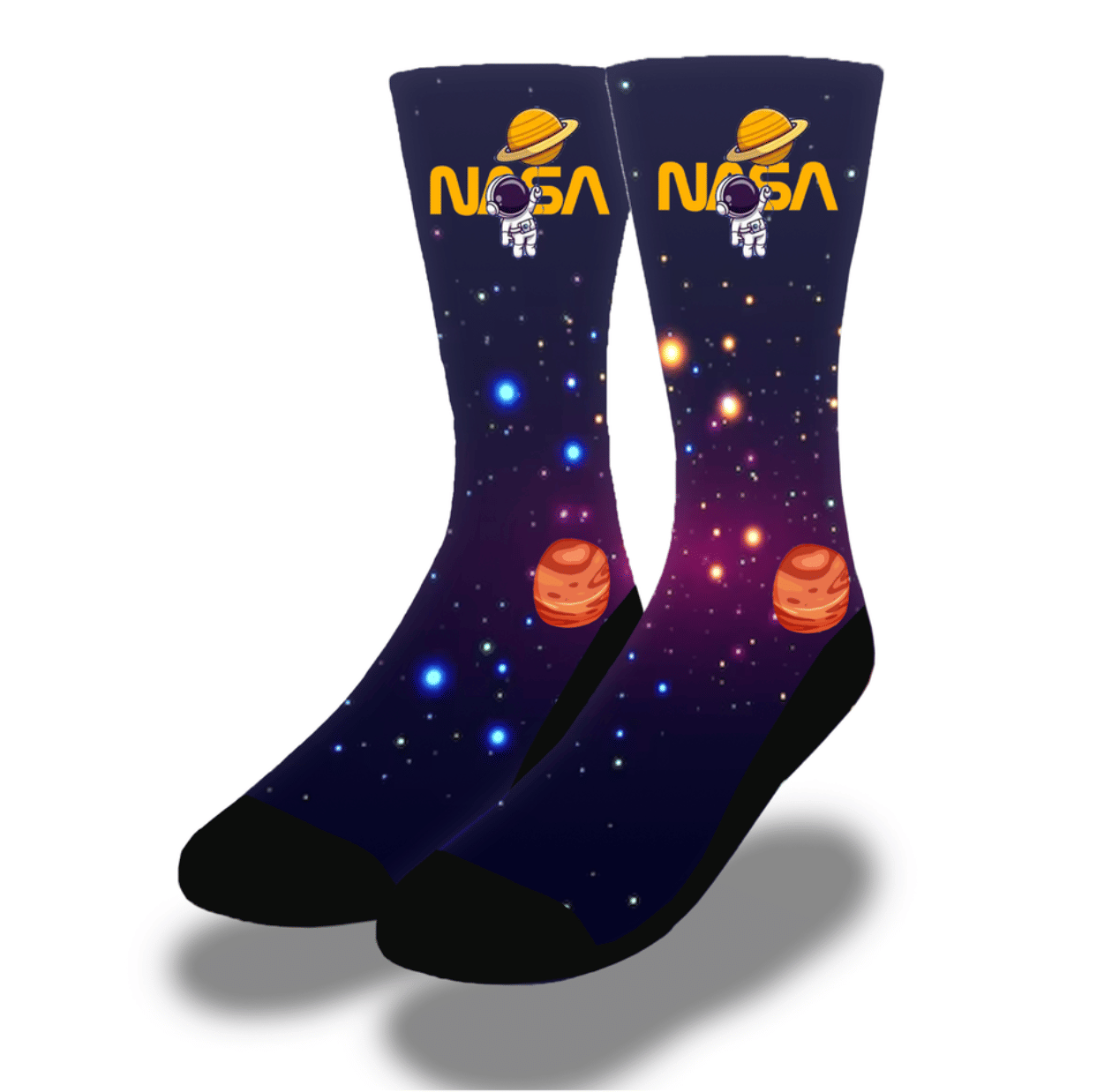 Stuck in Space NASA Socks - Renee Lane Company