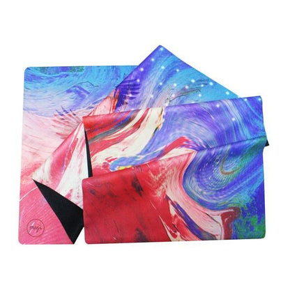 Suede & Natural Rubber Travel Yoga Mat - Renee Lane Company