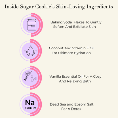 Sugar Cookie Aromatherapy Bath Soak for Stress Relief | Pelliá - Renee Lane Company