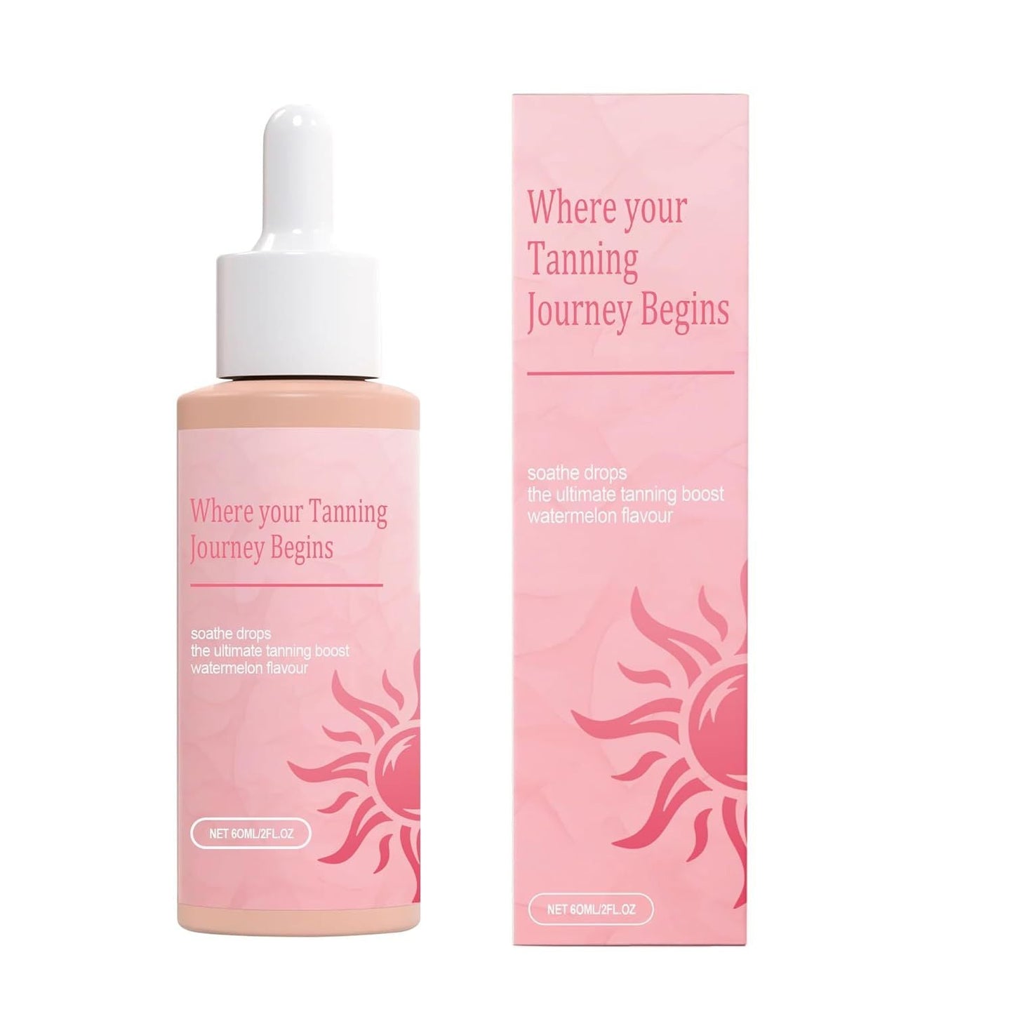 Sunless Tanning Drops - Natural Oral Solution for a Beautiful Glow Without Sun Exposure - Renee Lane Company