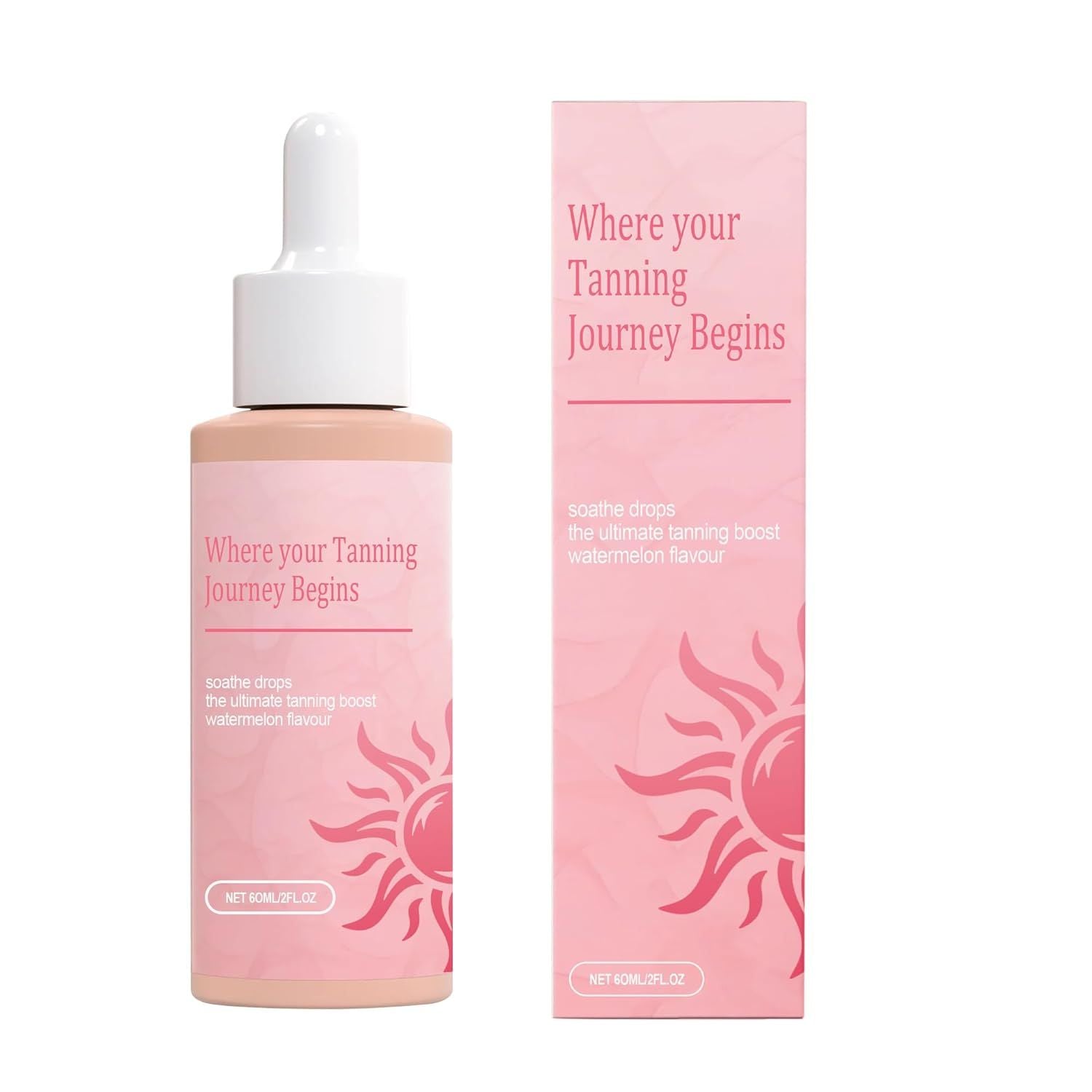 Sunless Tanning Drops - Natural Oral Solution for a Beautiful Glow Without Sun Exposure - Renee Lane Company