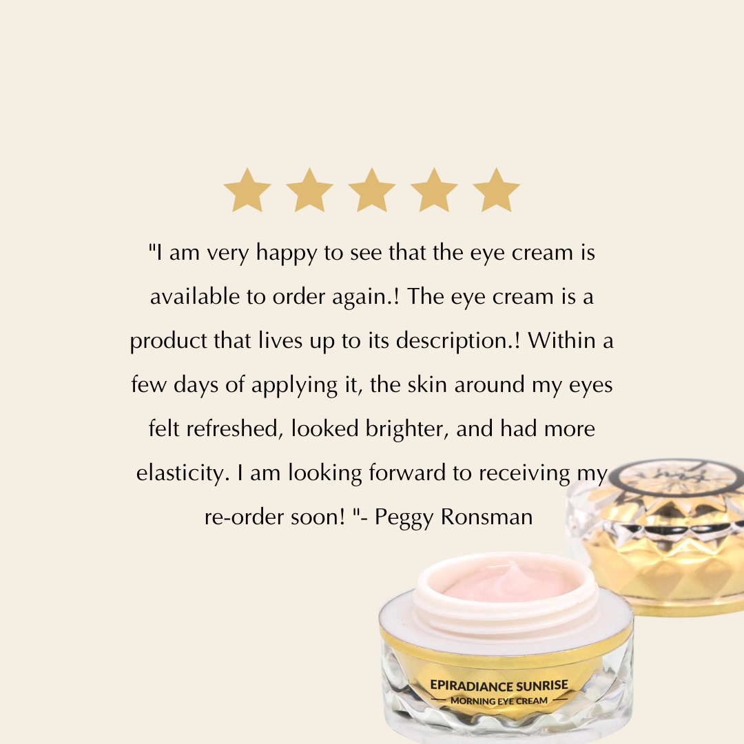 Sunrise Nourishing & Firming Eye Rescue Cream – Radiant Glow (Vegan, Gluten-Free, Sensitive-Skin Safe) - Renee Lane Company