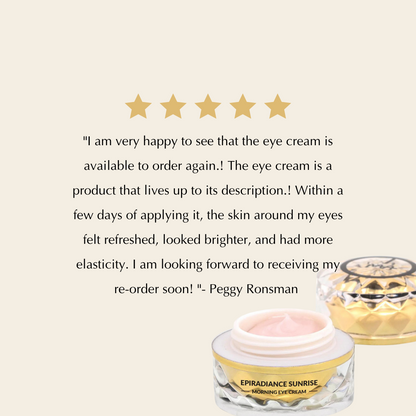 Sunrise Nourishing & Firming Eye Rescue Cream – Radiant Glow (Vegan, Gluten-Free, Sensitive-Skin Safe) - Renee Lane Company
