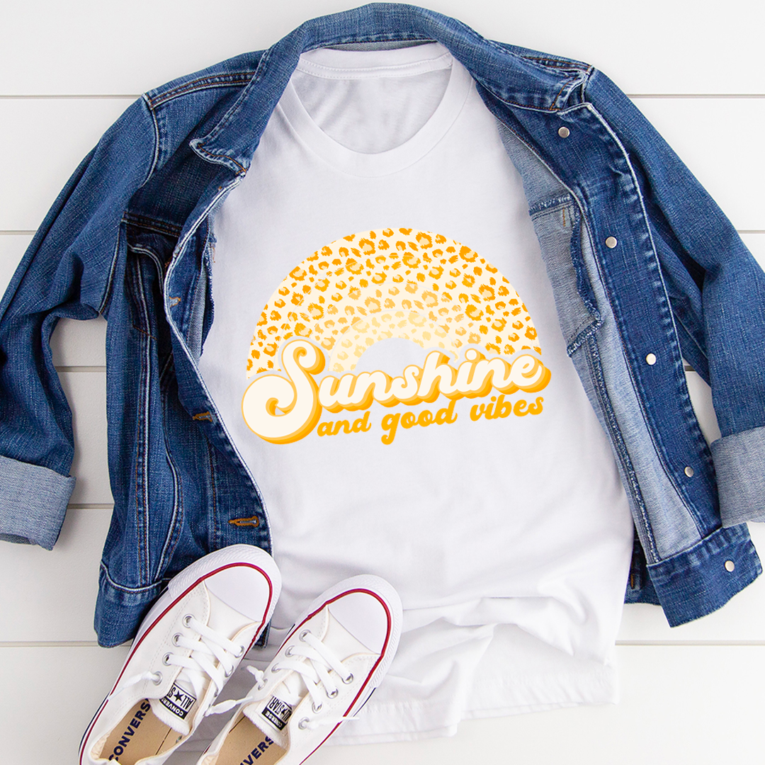 Sunshine & Good Vibes T-Shirt - Renee Lane Company