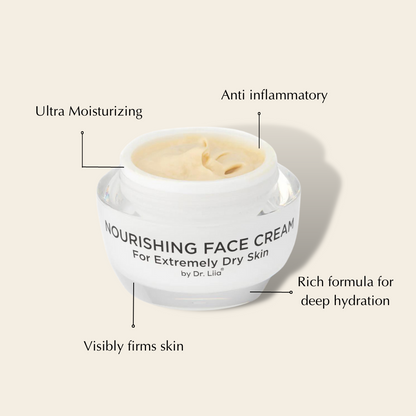 Super Nourishing Calming Face Cream for Extremely Dry & Sensitive Skin – Vegan & Hypoallergenic - Renee Lane Company
