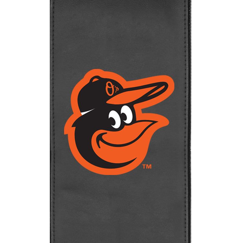 Swivel Bar Stool 2000 with Baltimore Orioles Bird Logo - Renee Lane Company