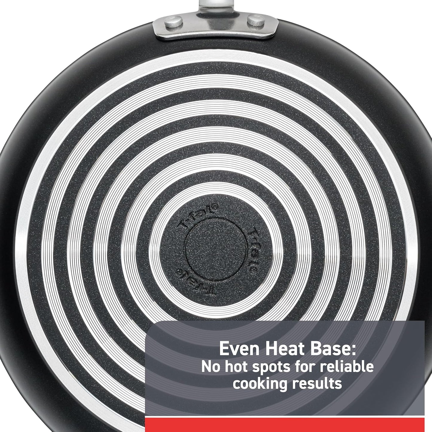 T-fal C4610263 Titanium Advanced Nonstick Thermo-Spot Heat Indicator Dishwasher Safe Cookware Fry Pan, 8-Inch, Black - Renee Lane Company