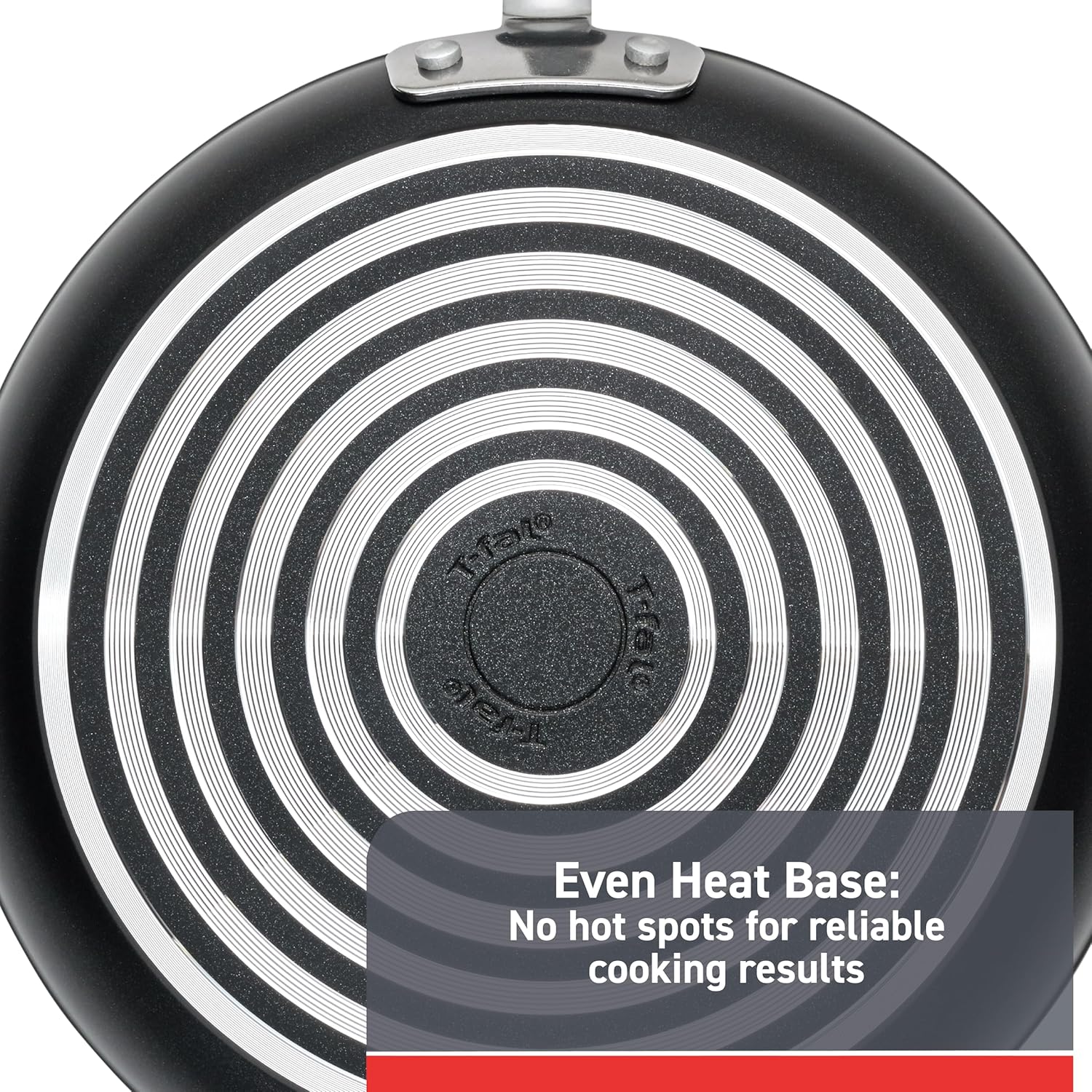 T-fal C4610263 Titanium Advanced Nonstick Thermo-Spot Heat Indicator Dishwasher Safe Cookware Fry Pan, 8-Inch, Black - Renee Lane Company
