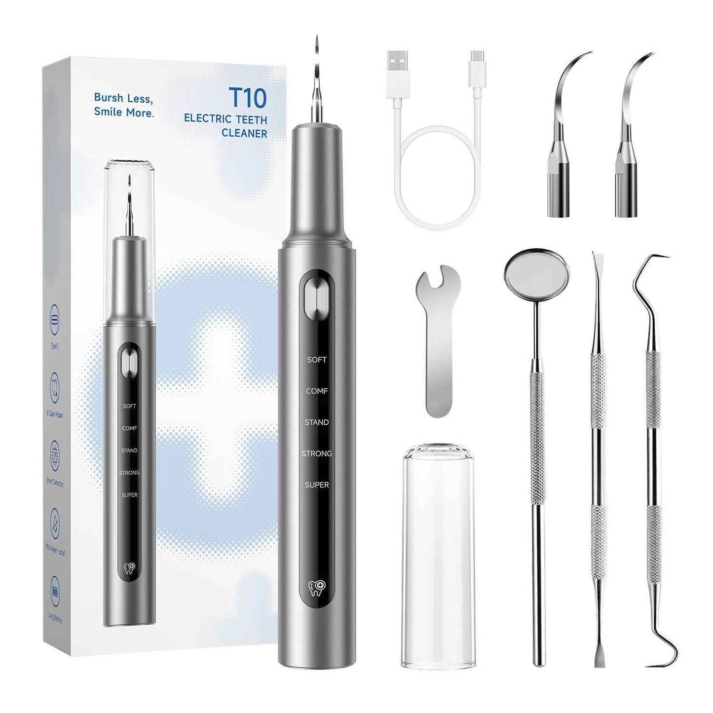 T10 Ultrasonic Tooth Cleaner | Professional Dental Scaler - Renee Lane Company