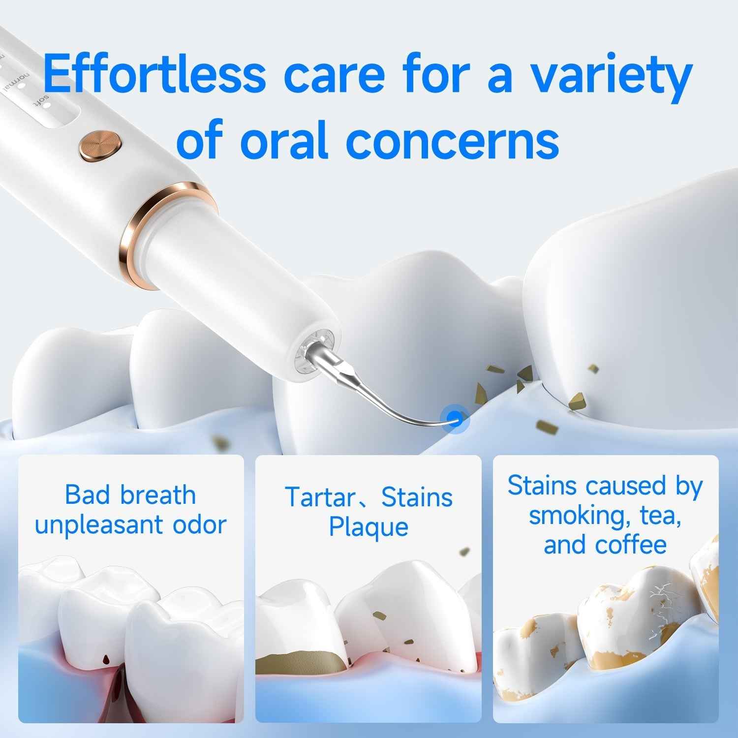 T4 Ultrasonic Tooth Cleaner | Safe & Effective Dental Care - Renee Lane Company