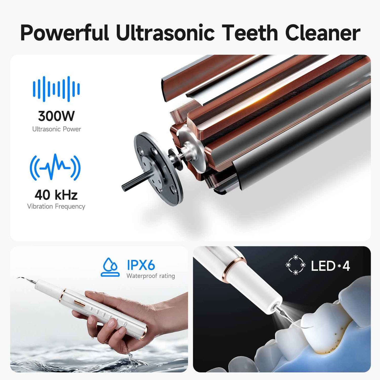 T5 Pet Ultrasonic Tooth Cleaner | Safe Dental Care for Dogs & Cats - Renee Lane Company