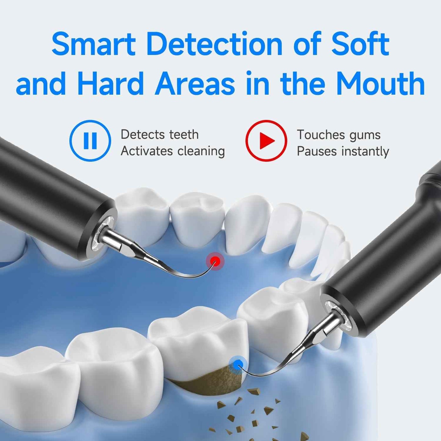 T8 Ultrasonic Tooth Cleaner - Professional Dental Plaque Remover for a Healthier Smile - Renee Lane Company