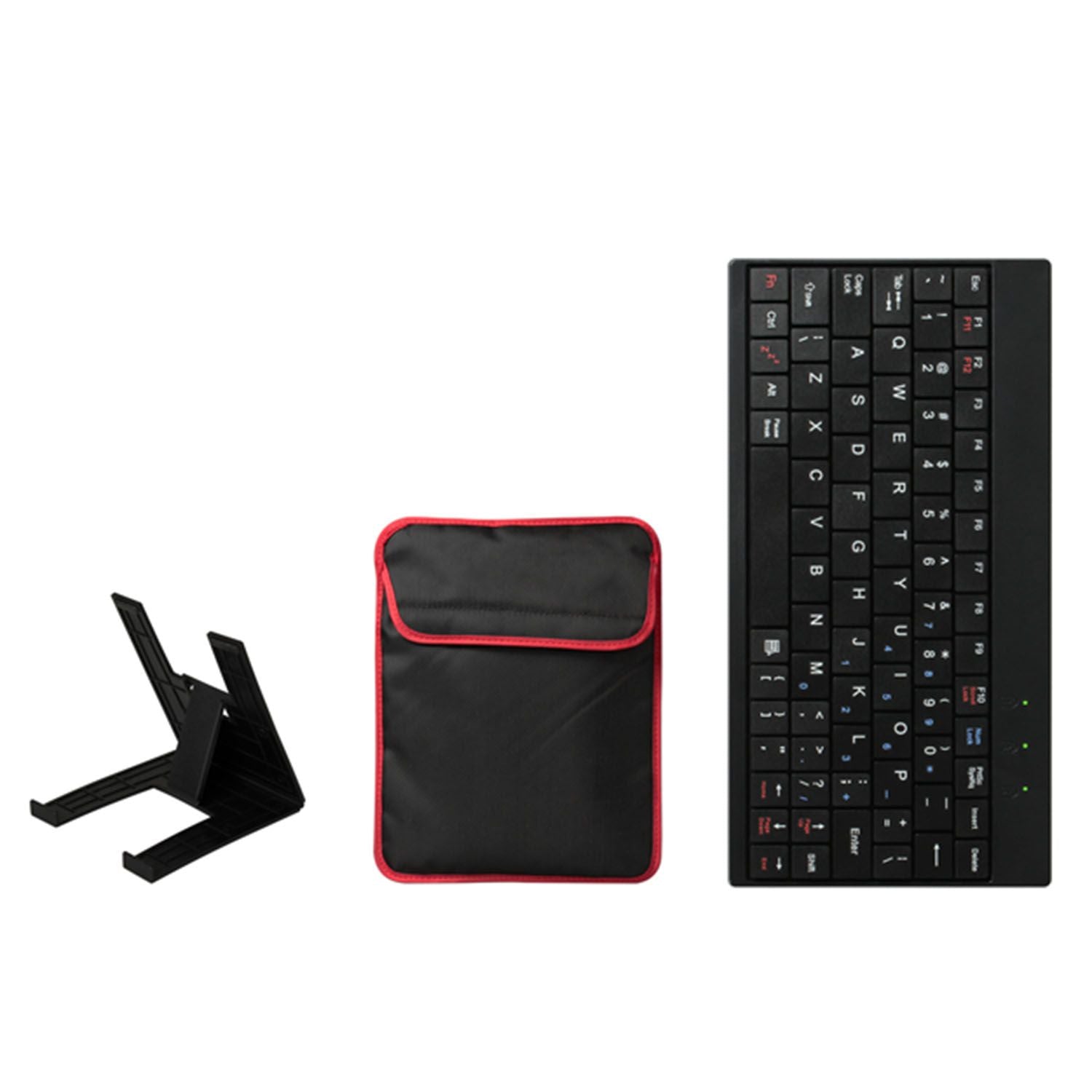 Tablet PC Sleeve Bag Case Stand For Tablet Under 10in with USB Mini Keyboard Two Layer Pockets - Renee Lane Company