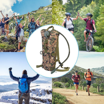 Tactical Hydration Pack 3L Water Bladder Adjustable Water Drink Backpack - Renee Lane Company