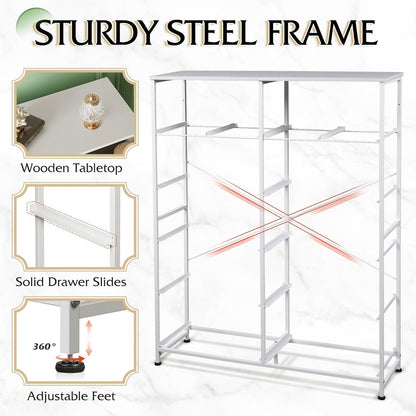 Tall Dresser for Bedroom with 12 Drawers, Dressers & Chests of Drawers, Fabric Dresser for Closet, Living Room, Storage Dressers with Storage Drawers, Steel Frame, Wood Top - Renee Lane Company