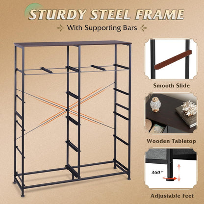Tall Dresser for Bedroom with 12 Drawers, Dressers & Chests of Drawers, Fabric Dresser for Closet, Living Room, Storage Dressers with Storage Drawers, Steel Frame, Wood Top - Renee Lane Company