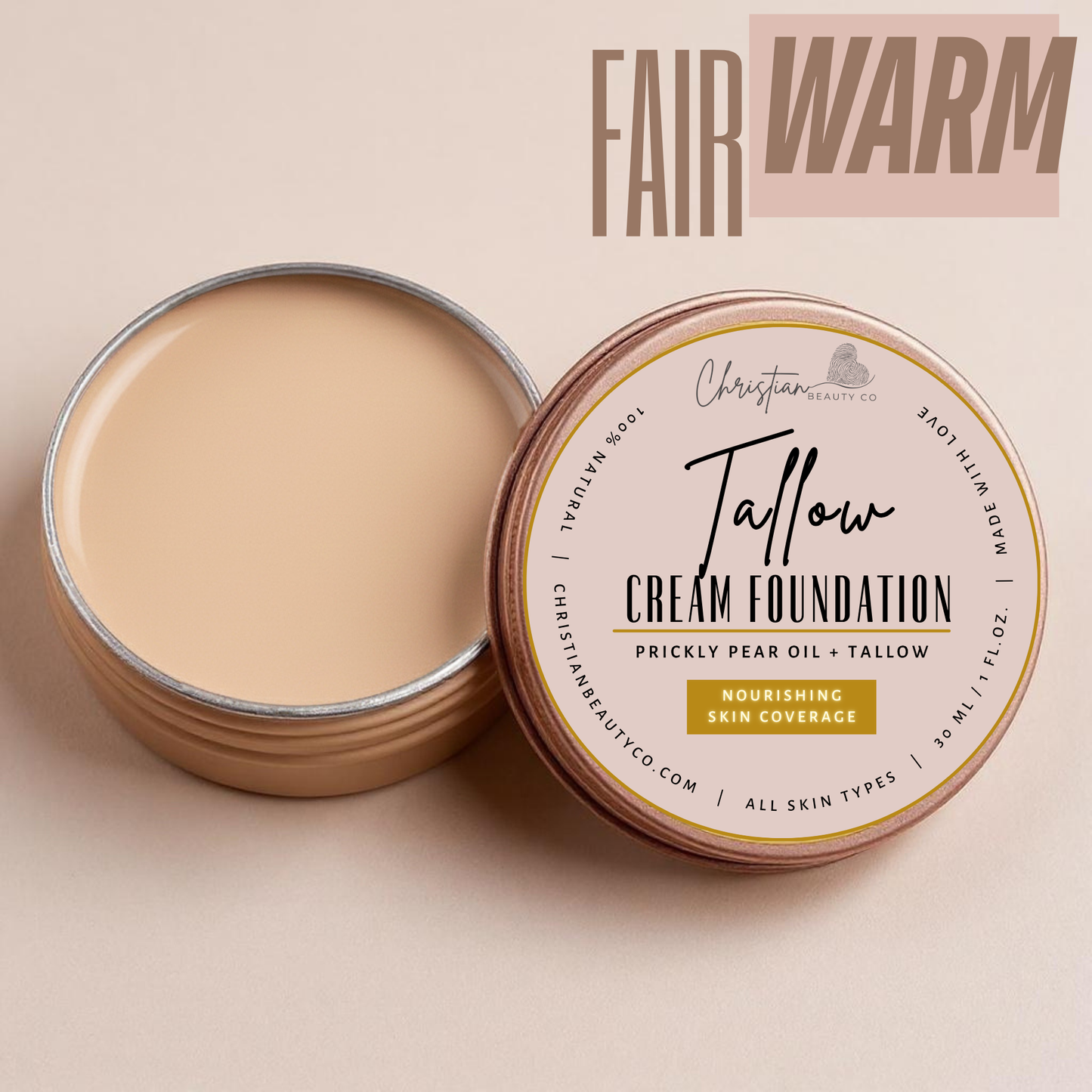 Tallow Cream Foundation - Renee Lane Company