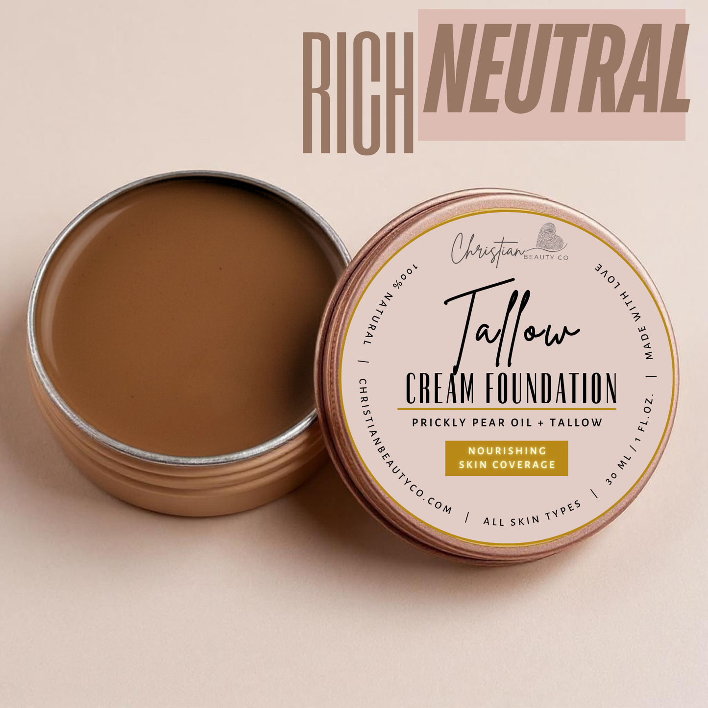 Tallow Cream Foundation - Renee Lane Company