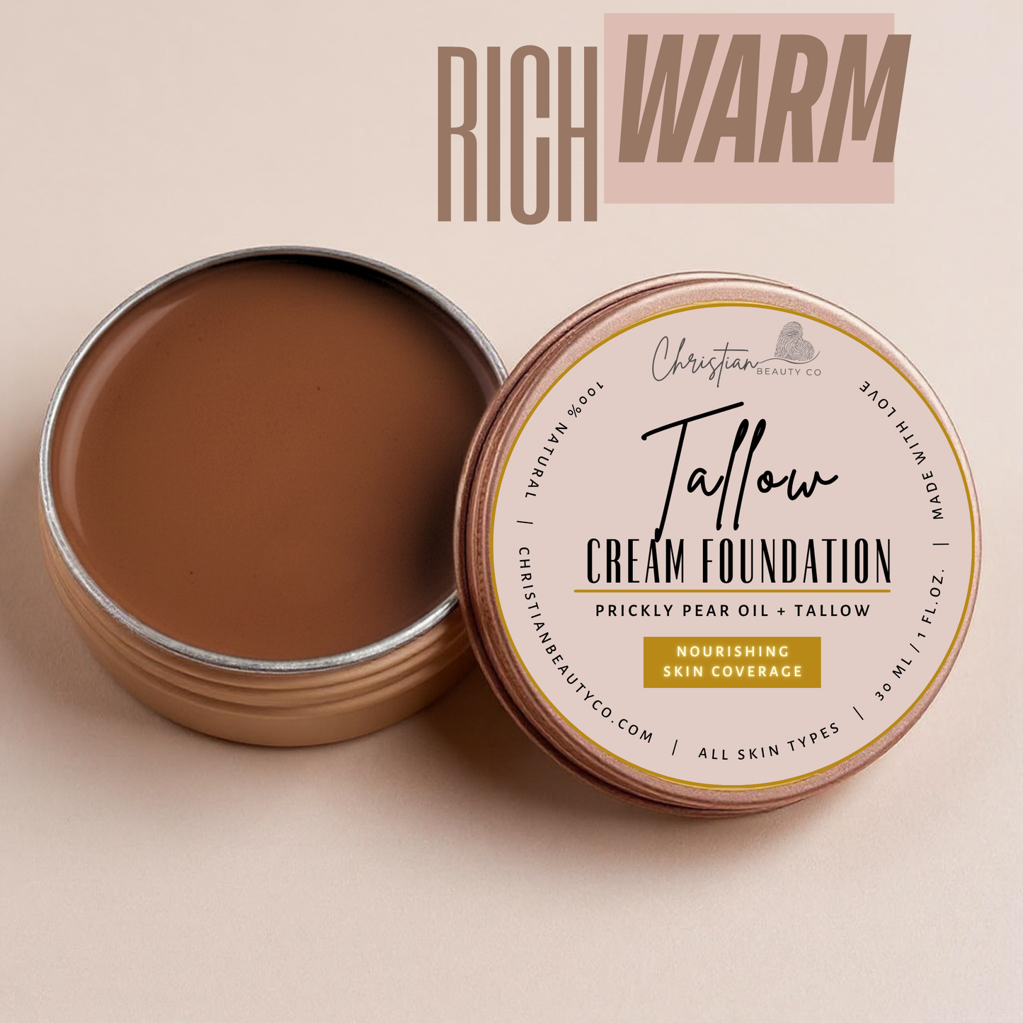 Tallow Cream Foundation - Renee Lane Company