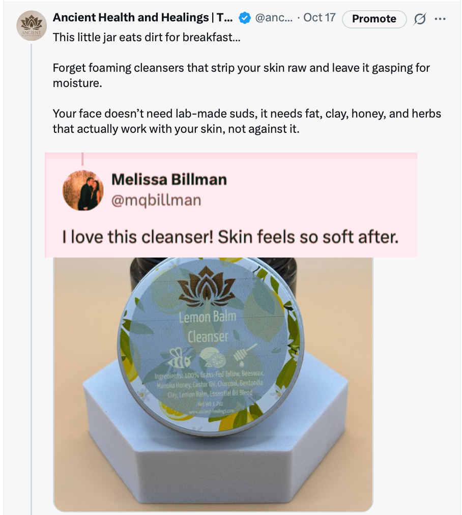 Tallow Face Cleanser - Renee Lane Company