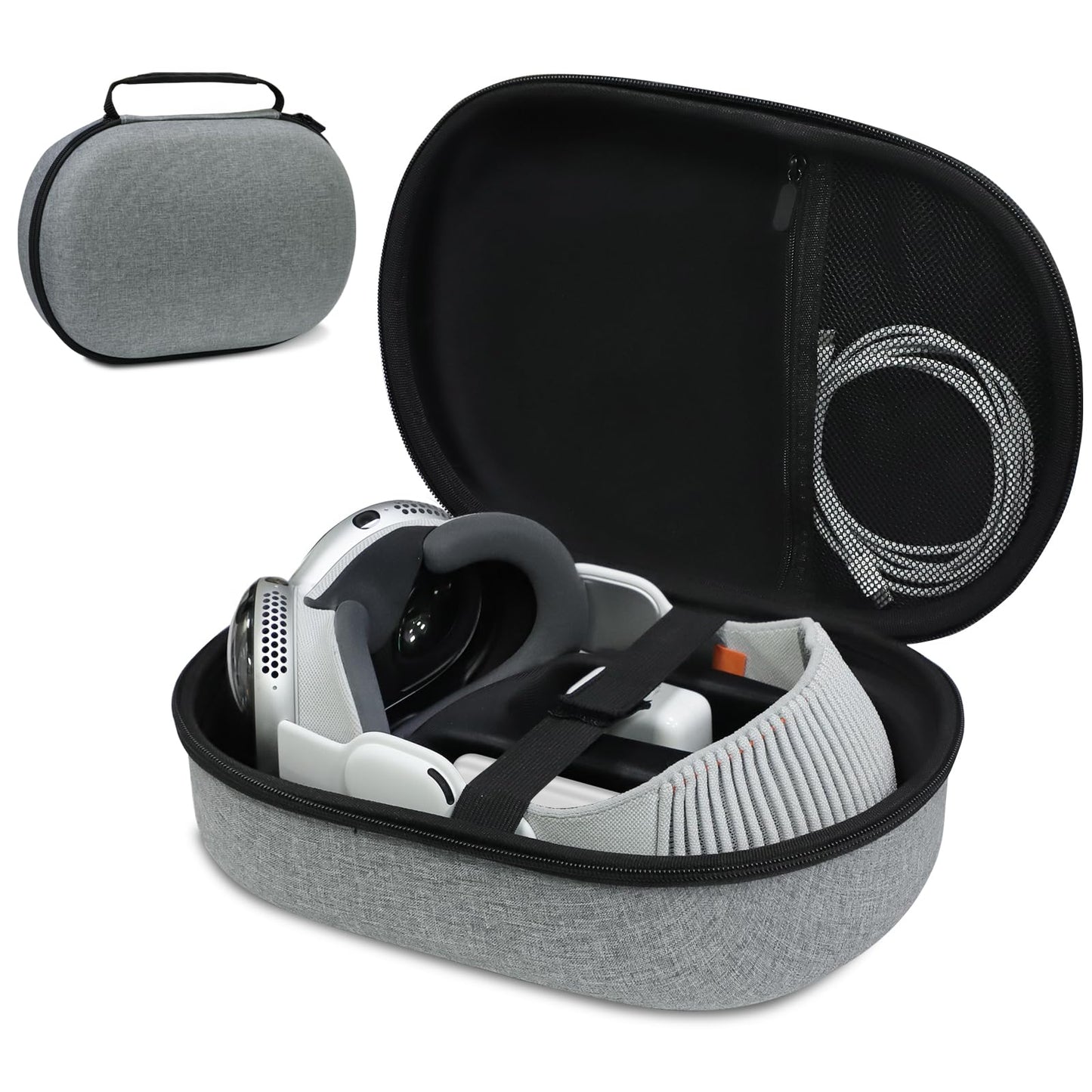 TanReginal Carrying Case for Apple Vision Pro Ultimate Protection for Apple Vision Pro Accessories Hard Apple Vision Pro Travel Bag with Internal Compartments and Silicone Handle Grip - Renee Lane Company