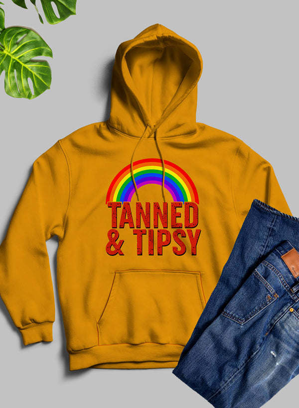 Tanned & Tipsy Hoodie - Renee Lane Company