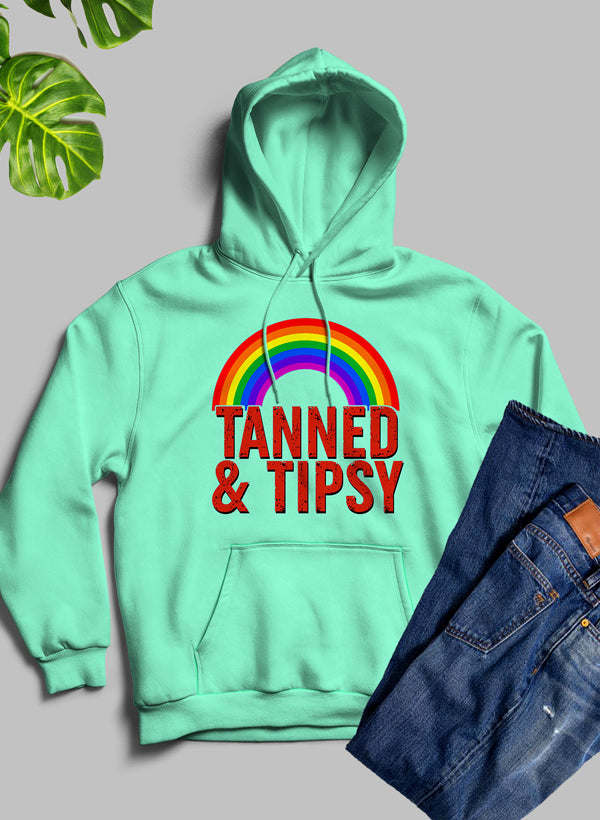 Tanned & Tipsy Hoodie - Renee Lane Company