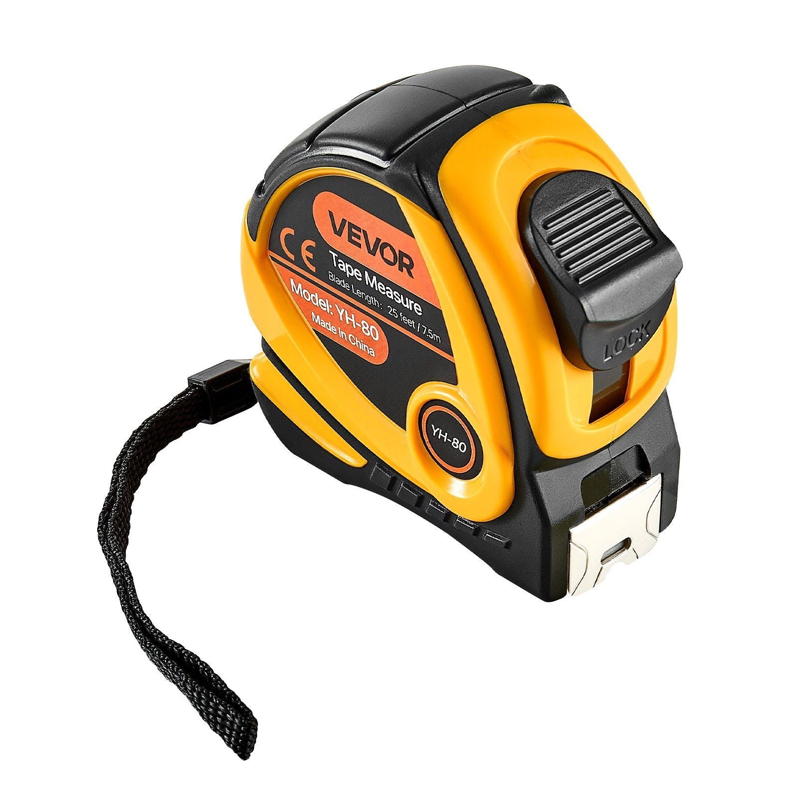 Tape Measure 25ft Retractable Imperial Metric ABS Case for Outdoor Decoration - Renee Lane Company