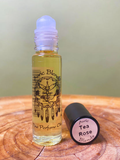 Tea Rose Roll-on Perfume Oil | 0.33 fl oz - Renee Lane Company