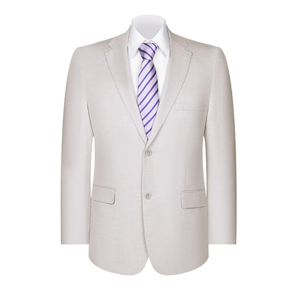 Teemlanny Mens Blazer Mordern Fit Sport Coats Two Buttons Notched Lapel Solid Summer Suit Jackets Dove Grey - Renee Lane Company