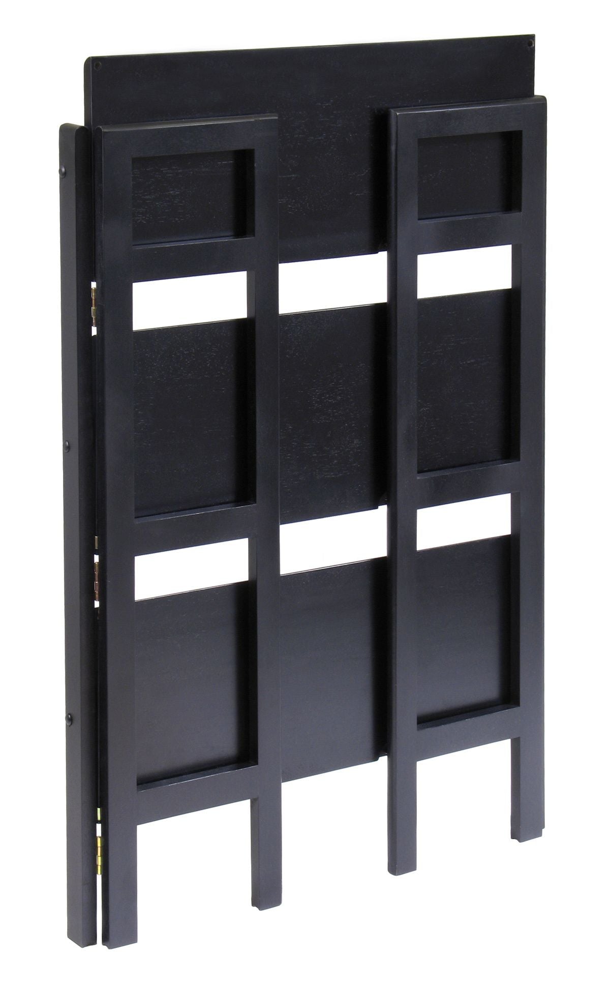 Terry Folding Bookcase Black - Renee Lane Company