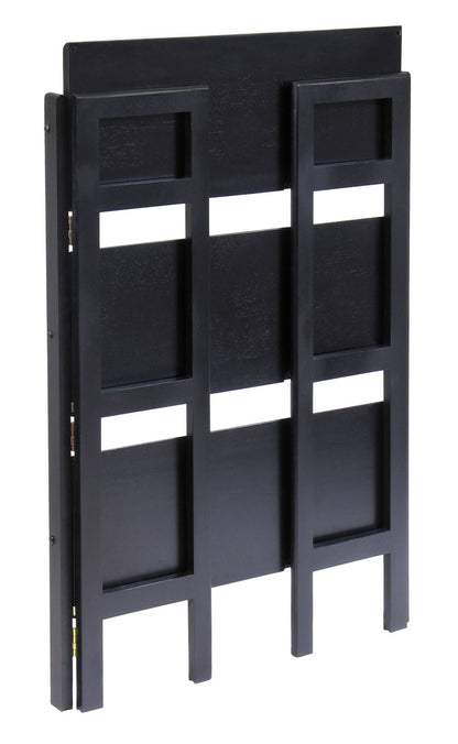 Terry Folding Bookcase Black - Renee Lane Company