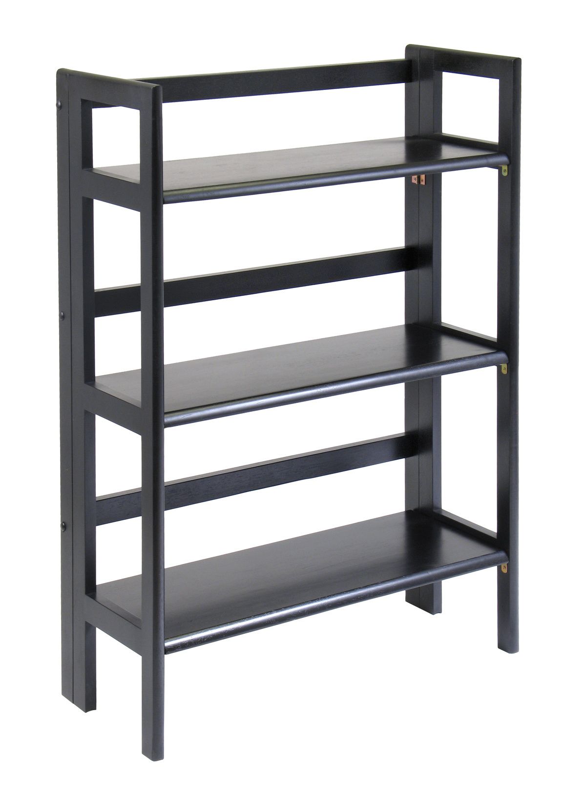 Terry Folding Bookcase Black - Renee Lane Company