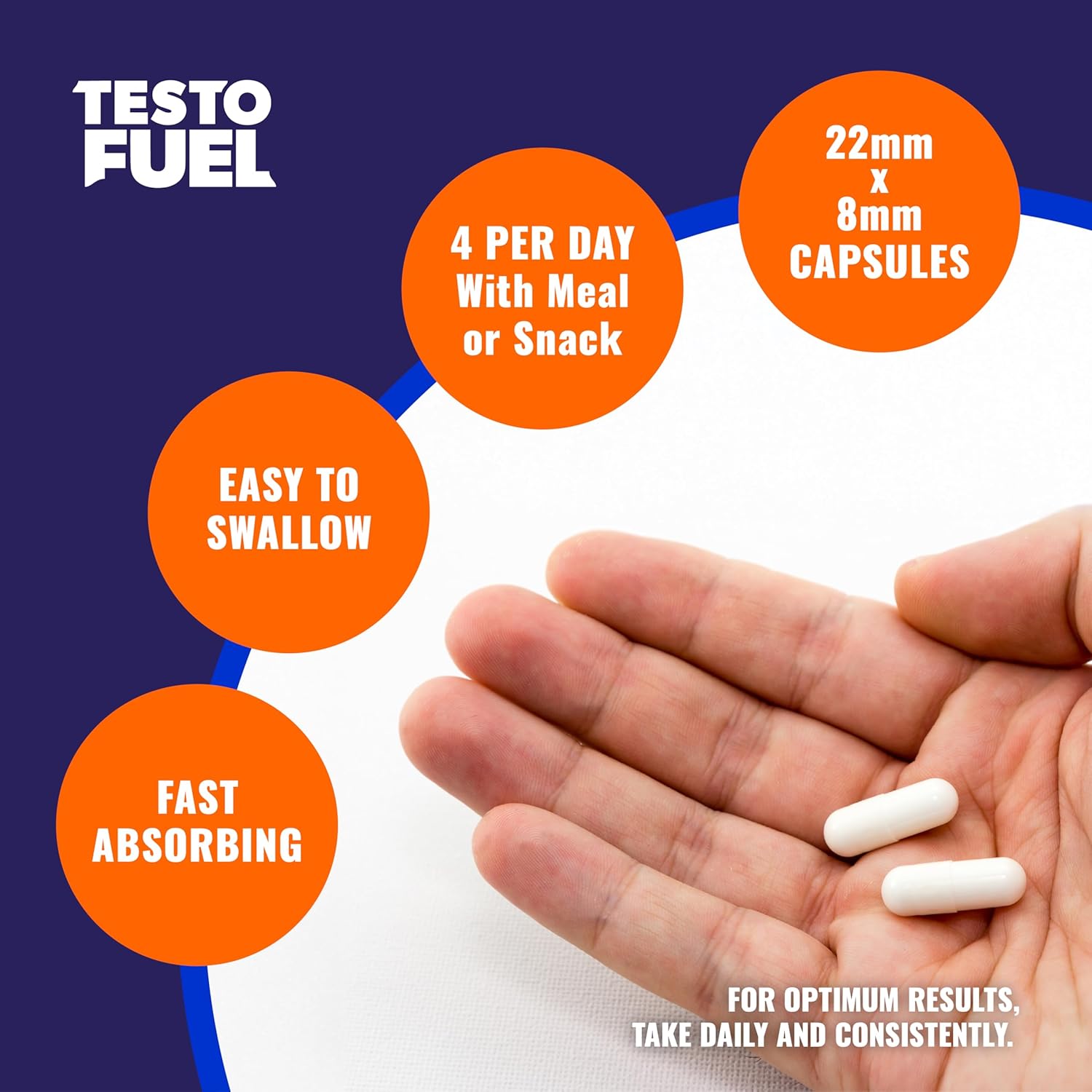 TestoFuel 120 T-Booster Pills – Test Booster for Men - Renee Lane Company