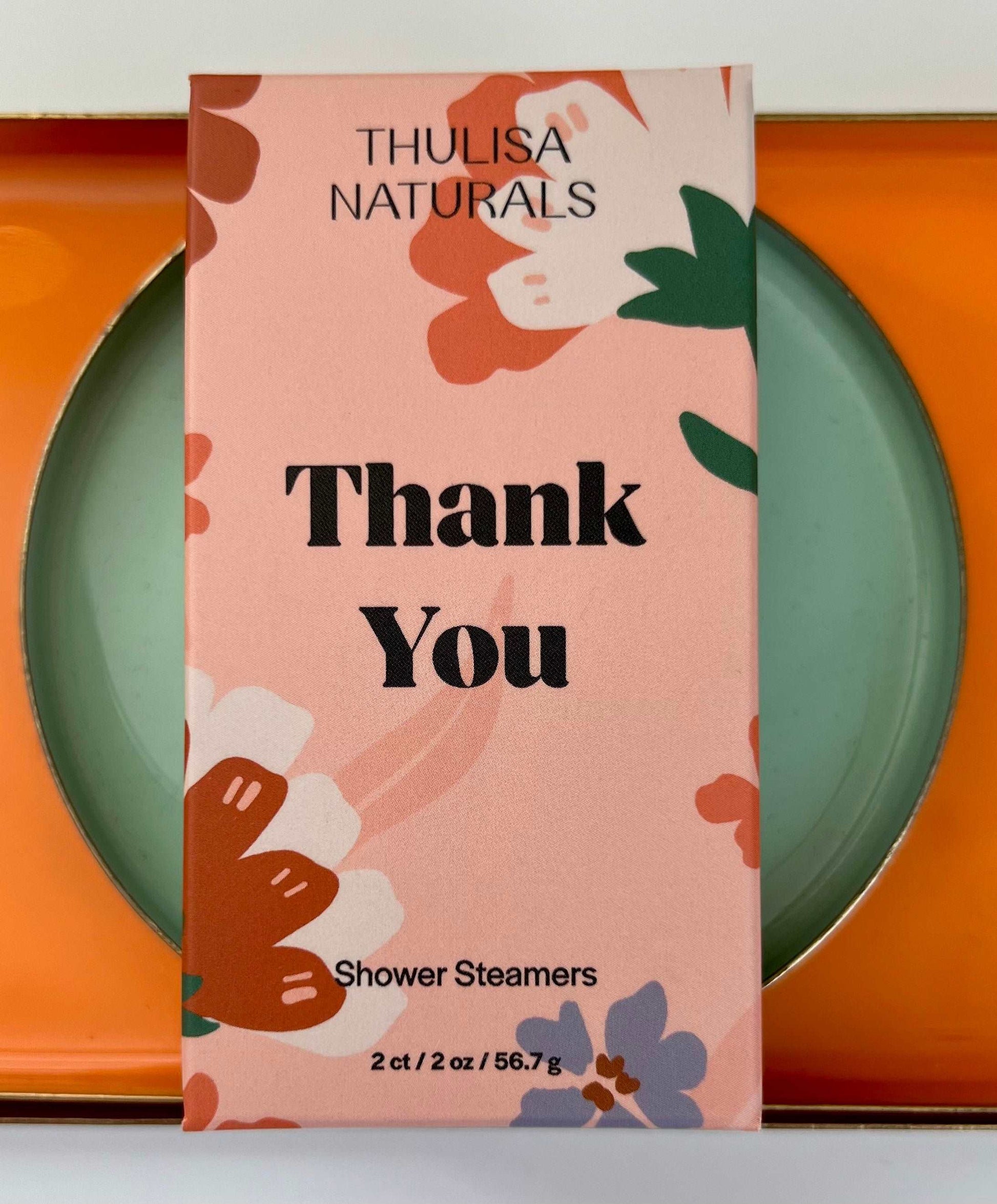 Thank You  Lavender Mint Shower Steamers - 2 Pack - Renee Lane Company