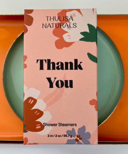 Thank You  Lavender Mint Shower Steamers - 2 Pack - Renee Lane Company