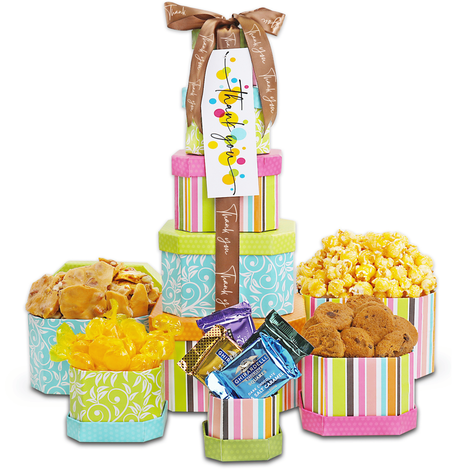 Thank You Treats Gift Tower - Renee Lane Company